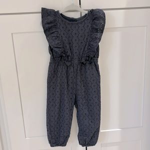 Max Studio baby eyelet romper